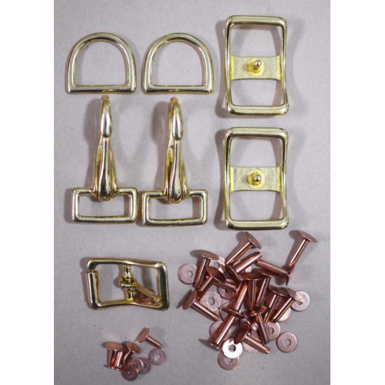  ACC  30 hardware  kits vintage solid brass